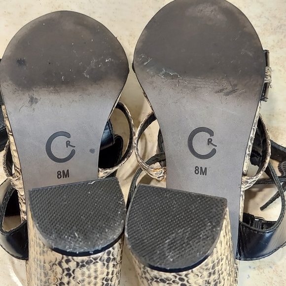 Cynthia Rowley Hamptons Heeled Sandals Sz. 8M - Picture 6 of 10